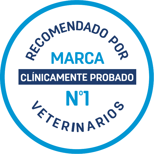 Sello: Marca N°1 recomendada por veterinarios